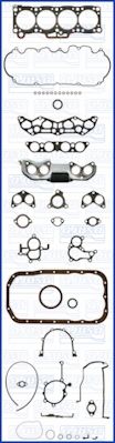 Mazda F2 12V Turbo Full Gasket Set GR733A - Austral | Universal Auto Spares