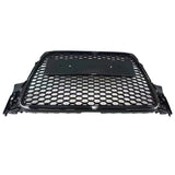Gloss Black Honeycomb RS4 Style Front Bumper Grille Fit For Audi A4 S4 B8 2007-2015 GRILLE-AU001 - Machter