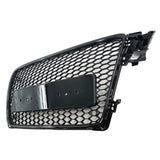 Gloss Black Honeycomb RS4 Style Front Bumper Grille Fit For Audi A4 S4 B8 2007-2015 GRILLE-AU001 - Machter