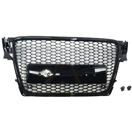 Gloss Black Honeycomb RS4 Style Front Bumper Grille Fit For Audi A4 S4 B8 2007-2015 GRILLE-AU001 - Machter