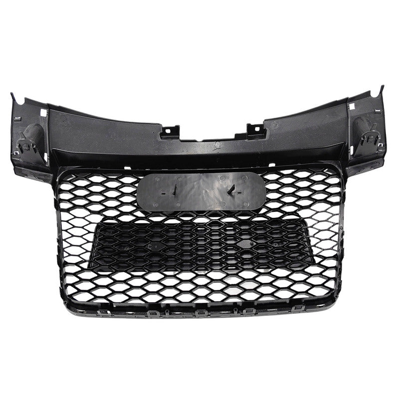 Front Bumper Grille Gloss Black Honeycomb RS-TT Style Fit For Audi TT 8J 2006-2014 GRILLE-AU003 - Machter