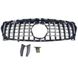 Black Bumper Grille Fit For Mercedes Benz CLA C117 X117 & AMG CLA45 2013-2019 GRILLE-BEN003 - Machter