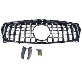 Black Bumper Grille Fit For Mercedes Benz CLA C117 X117 & AMG CLA45 2013-2019 GRILLE-BEN003 - Machter