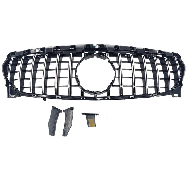 Black Bumper Grille Fit For Mercedes Benz CLA C117 X117 & AMG CLA45 2013-2019 GRILLE-BEN003 - Machter