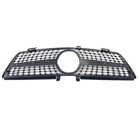 Silver Front Bumper Grille Fit For Mercedes Benz ML Class W164 2005-2008 - Machter