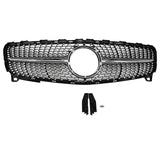 Diamond Chrome Mesh Grille Fit For Mercedes Benz A-Class 180 A200 A250 A45AMG GRILLE-BEN006 - Machter