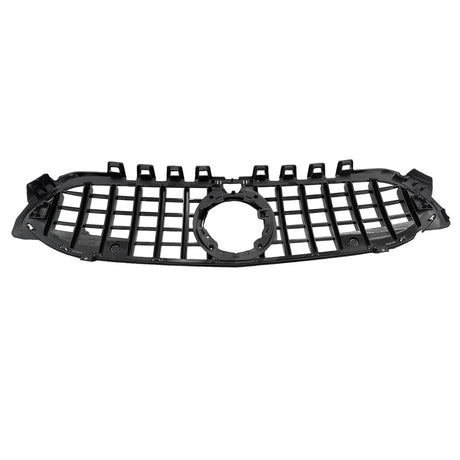 Black GT Bumper Grille Fit For Mercedes Benz A-Class W177 V177 A180 250 A35 Fit With Camera Hole Only GRILLE-BEN007 - Machter
