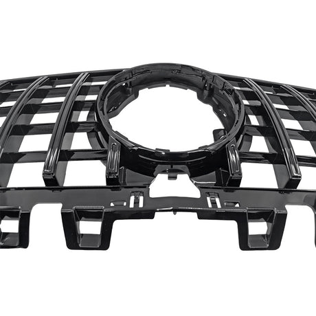 Black GT Bumper Grille Fit For Mercedes Benz A-Class W177 V177 A180 250 A35 Fit With Camera Hole Only GRILLE-BEN007 - Machter