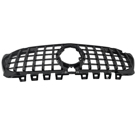 Black GT Bumper Grille Fit For Mercedes Benz A-Class W177 V177 A180 250 A35 Fit With Camera Hole Only GRILLE-BEN007 - Machter