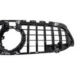 Black GT Bumper Grille Fit For Mercedes Benz A-Class W177 V177 A180 250 A35 Fit With Camera Hole Only GRILLE-BEN007 - Machter