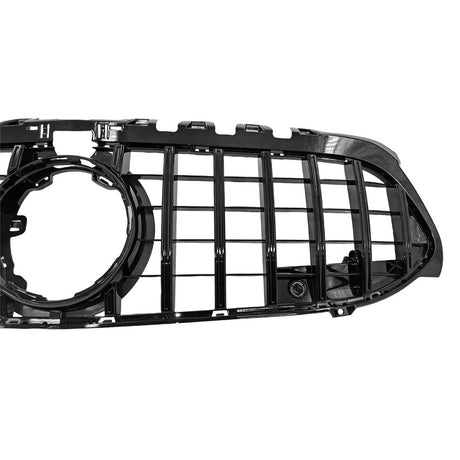 Black GT Bumper Grille Fit For Mercedes Benz A-Class W177 V177 A180 250 A35 Fit With Camera Hole Only GRILLE-BEN007 - Machter