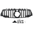 Black GT Bumper Grille Fit For Mercedes Benz A-Class W177 V177 A180 250 A35 Fit With Camera Hole Only GRILLE-BEN007 - Machter