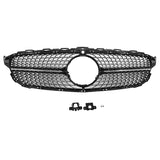 Diamond Chrome Grille Fit For Mercedes Benz C-Class W205 C205 & C43 2015-2018 GRILLE-BEN008 - Machter