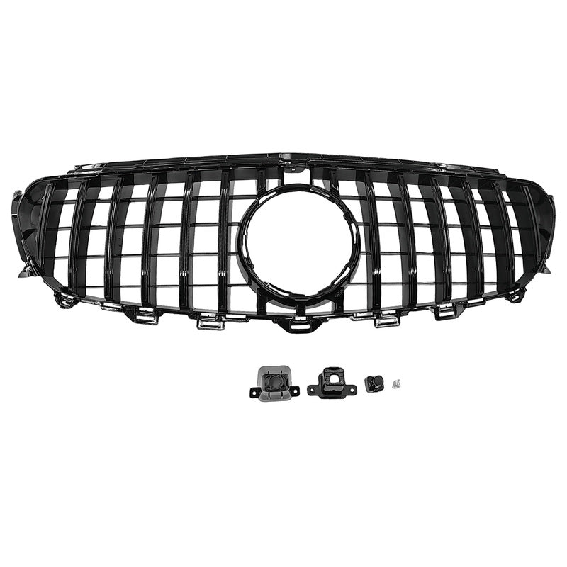 Gloss Black GT Style Grille Fit For Mercedes E-Class W213 S213 C238 A238 2016-2020 GRILLE-BEN009 - Machter