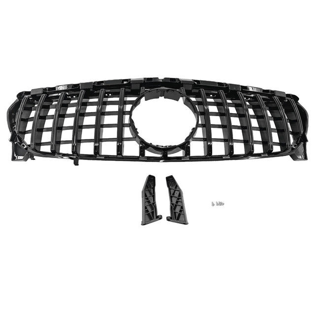 Black Bumper Grille Fit For Mercedes CLA-Class C117 X117 & AMG CLA45 2013-2019 GRILLE-BEN010 - Machter