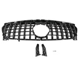 Black Bumper Grille Fit For Mercedes CLA-Class C117 X117 & AMG CLA45 2013-2019 GRILLE-BEN010 - Machter