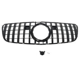 Gloss Black Front Bumper Grille Fit For Mercedes-Benz GLS-Class X166 & GLS63 AMG 2016-2019 GRILLE-BEN011 - Machter