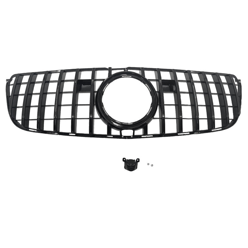 Gloss Black Front Bumper Grille Fit For Mercedes-Benz GLS-Class X166 & GLS63 AMG 2016-2019 GRILLE-BEN011 - Machter