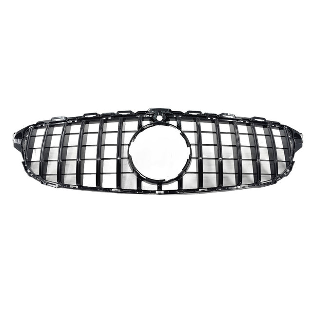 Black Front Grille Fit For Mercedes Benz C-Class W205 C43 AMG 2015-2018 GRILLE-BEN014 - Machter
