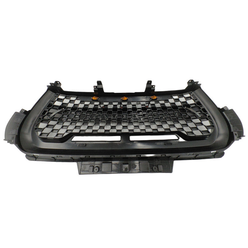 Front Grill Mesh Matte Black Grille With LED Fit For GWM Cannon 2020-2022 GRILLE-GWM001 - Machter