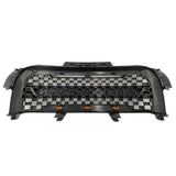 Front Grill Mesh Matte Black Grille With LED Fit For GWM Cannon 2020-2022 GRILLE-GWM001 - Machter
