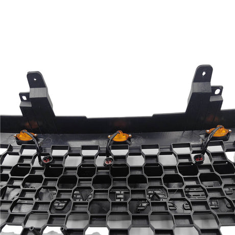 Front Grill Mesh Matte Black Grille With LED Fit For GWM Cannon 2020-2022 GRILLE-GWM001 - Machter