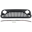 Black Front Grille Fit For Jeep Wrangler JK Unlimited 2007-2018 GRILLE-JP002 - Machter