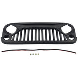 Black Front Grille Fit For Jeep Wrangler JK Unlimited 2007-2018 GRILLE-JP002 - Machter