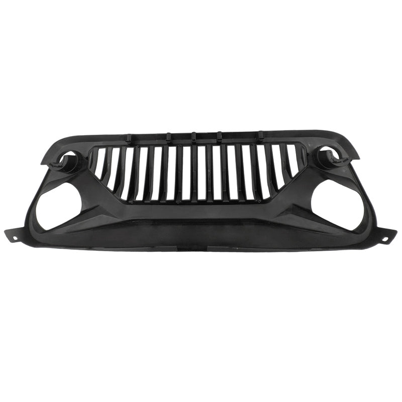 Black Front Grille Fit For Jeep Wrangler JK Unlimited 2007-2018 GRILLE-JP002 - Machter