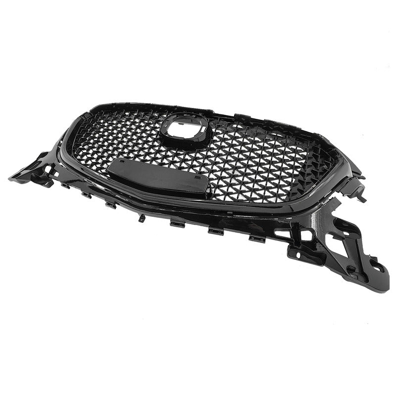 Black Front Bumper Grill Upper Grille Cover Fit For Mazda 3 Axela 2017-2018 GRILLE-MA001 - Machter