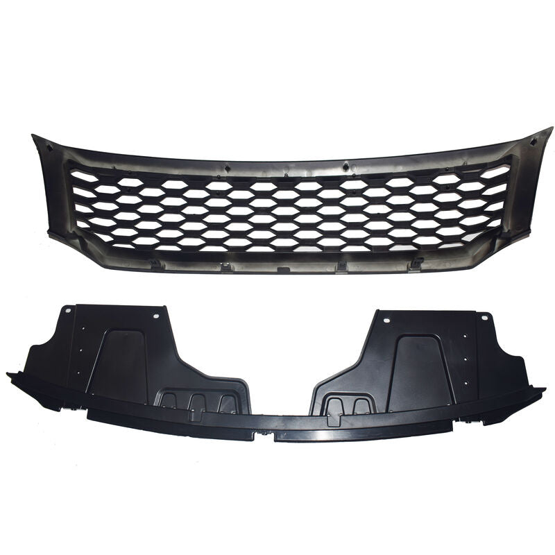 Black Mesh Grill Fit For Nissan Navara NP300 2015-2020 Ute Grille GRILLE-NS001 - Machter
