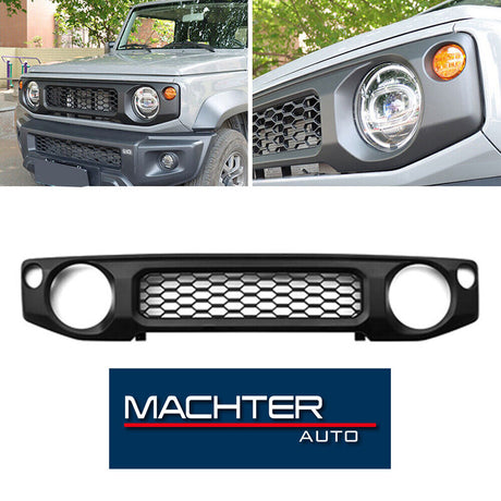Front Grille Matte Black Style Fit For Suzuki Jimny SIERRA JB64 JB74 2019- On GRILLE-SU001 - Machter