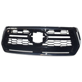 Front Grille Chrome & Black Fit For Toyota Hilux N80 SR SR5 2018-05/2020 GRILLE-TA005 - Machter