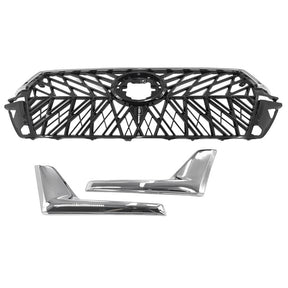 Chrome Black Grille Fit For Toyota Landcruiser 200 Series 2016-2021 GRILLE-TA013 - Machter