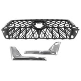 Chrome Black Grille Fit For Toyota Landcruiser 200 Series 2016-2021 GRILLE-TA013 - Machter