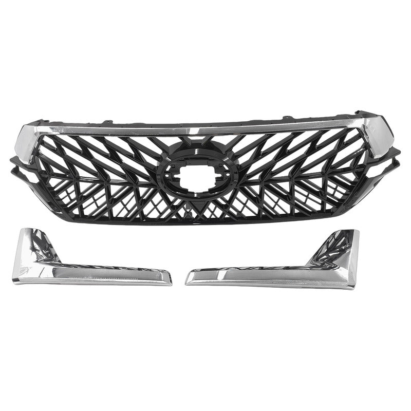 Chrome Black Grille Fit For Toyota Landcruiser 200 Series 2016-2021 GRILLE-TA013 - Machter