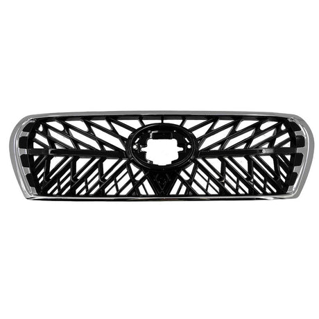 Grille Front Gloss Black With Chrome Fit For Toyota Landcruiser 200 Series Wagon 08/2007-10/2015 GRILLE-TA014 - Machter