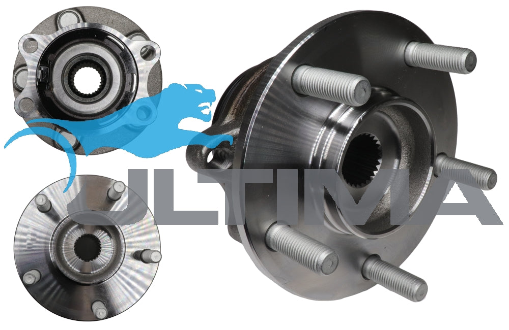 Rear Wheel Hub Assembly 4WD with ABS - Fits Mitsubishi ASX, Jeep Patriot, Citroen C4 Aircross, Peugeot 4008 HA6435 - Ultima