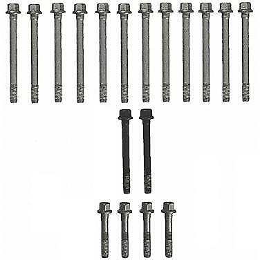 Head Bolt Kit Chevrolet BBC 8.1L 496 Vortec 2 Required HBK6922F - Fel - Pro - Head Bolts & Studs - Fel - Pro