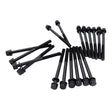 18 x Cylinder Head Bolts Set Fit For Hyundai iLoad iMax For Kia Sorento D4CB 2.5L 16v DOHC All-wheel Drive 24 HBOLT-HY001 - Machter