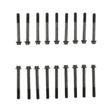 18 Pcs Cylinder Engine Head Bolt Set Fit For Nissan Navara D22 4cyl 3.2L QD32E 1997-2001 HBOLT-NS006 - Machter