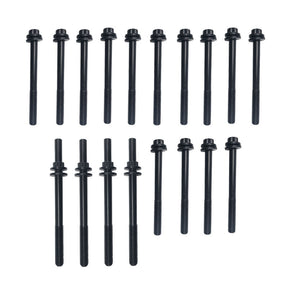 18 Pcs Cylinder Head Bolts Set Fit For Nissan Patrol GU Y61 3.0L ZD30DDTi Diesel 2006-2017 110572W200 11057DB000 HBOLT-NS007 - Machter