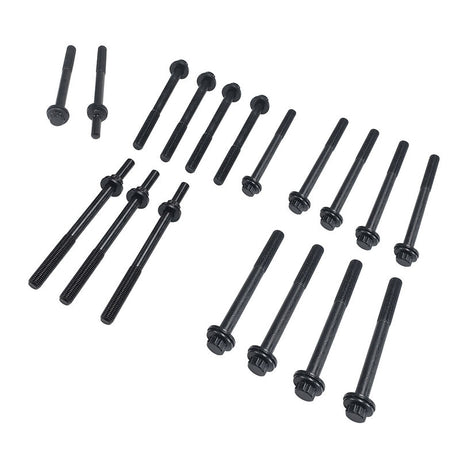 18 Pieces Cylinder Head Bolts Set Fit For Nissan Patrol GU Y61 3.0L ZD30DDTi Diesel 2006-2017 110572W200 11057DB000 - Machter