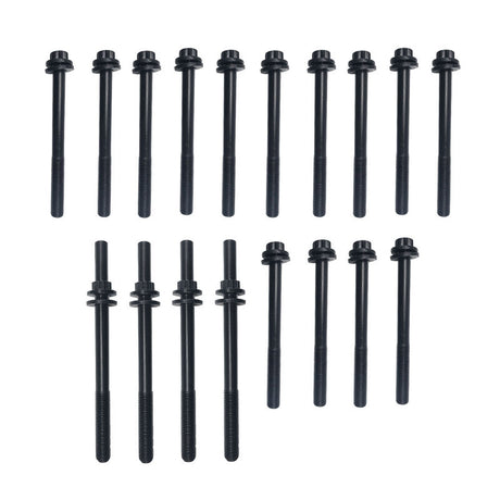 18 Pieces Cylinder Head Bolts Set Fit For Nissan Patrol GU Y61 3.0L ZD30DDTi Diesel 2006-2017 110572W200 11057DB000 - Machter