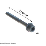 Head Bolt Set NISSAN VG30DET VQ35DE VQ40DE HBS056H - Permaseal