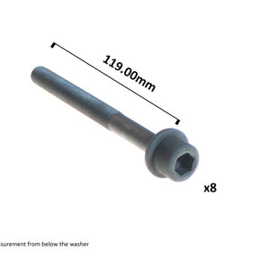 Head Bolt Set NISSAN VG30DET VQ35DE VQ40DE HBS056H - PERMASEAL