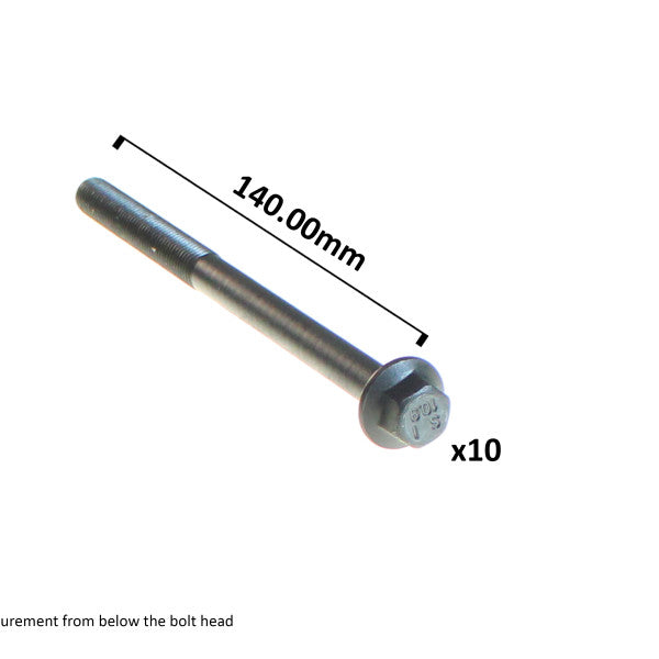 Head Bolt Set DAEWOO A15SMS G15MF HBS060 - PERMASEAL