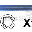 Head Bolt Set VOLKSWAGEN AAB ACV AAF AET BJK HBS101 - PERMASEAL