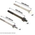 Head Bolt Set HOLDEN FAM2 TBI HBS116 - PERMASEAL