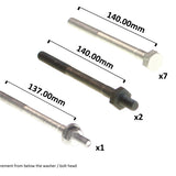 Head Bolt Set HOLDEN FAM2 TBI HBS116 - Permaseal